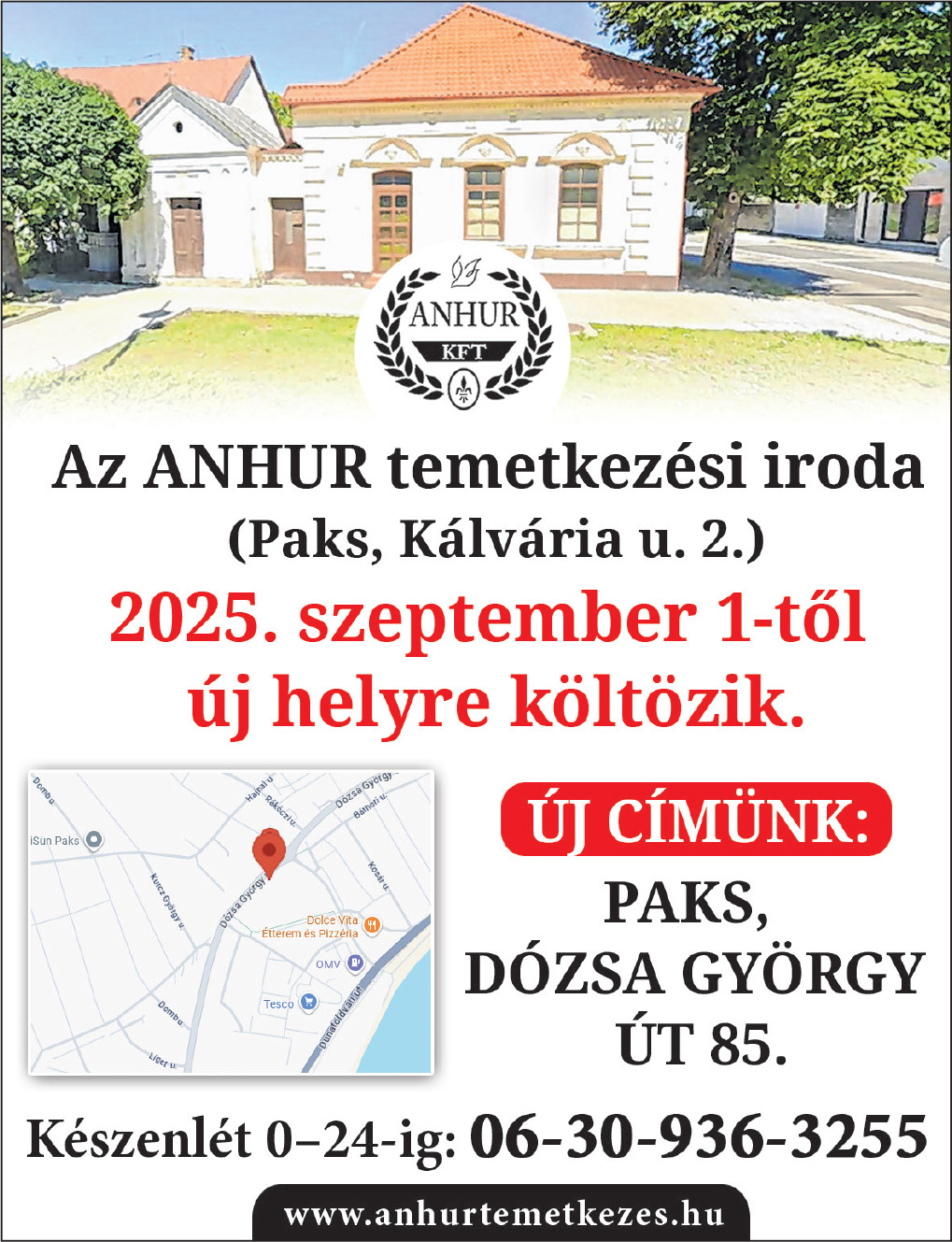 Anhur költözés